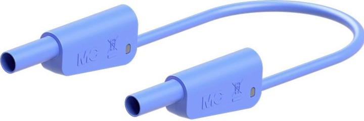 Actual product image Stäubli SLK-4A-F25 Measuring cable ( - ) 25 cm Blue 1 pc.
