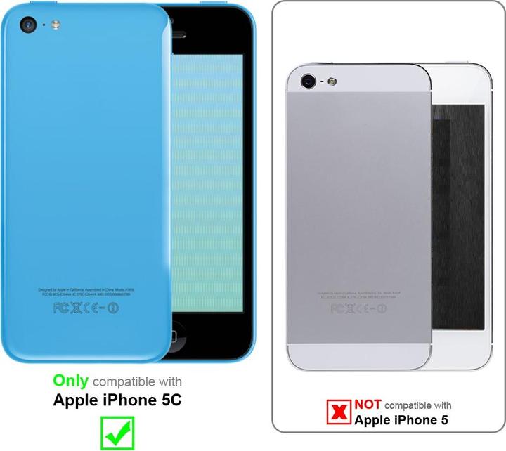 Actual product image Cadorabo Book Jeans Optics Cover (Apple iPhone 5c)