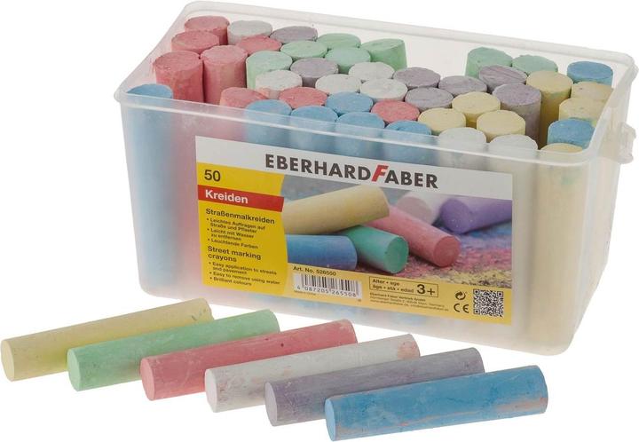 Produktbild EberhardFaber Strassenmalkreide Eimer (Mehrfarbig, 50 x)