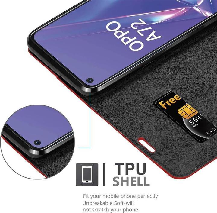 Productafbeelding Cadorabo Boek Onzichtbare Magneethoes (Oppo A72)