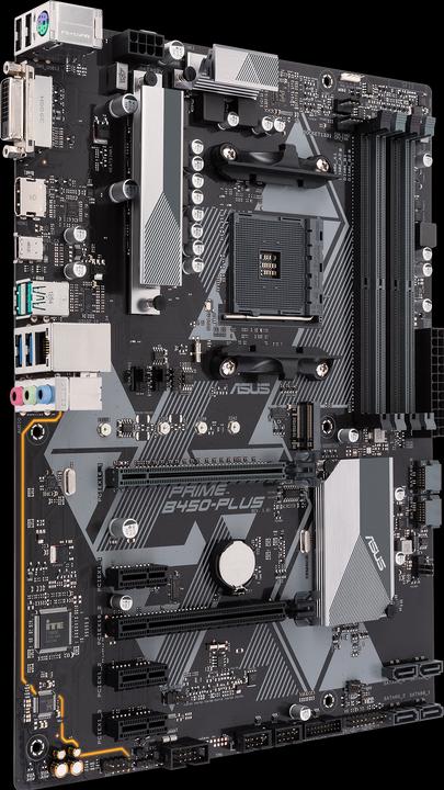 Actual product image ASUS Prime B450-Plus (AM4, AMD B450, ATX)