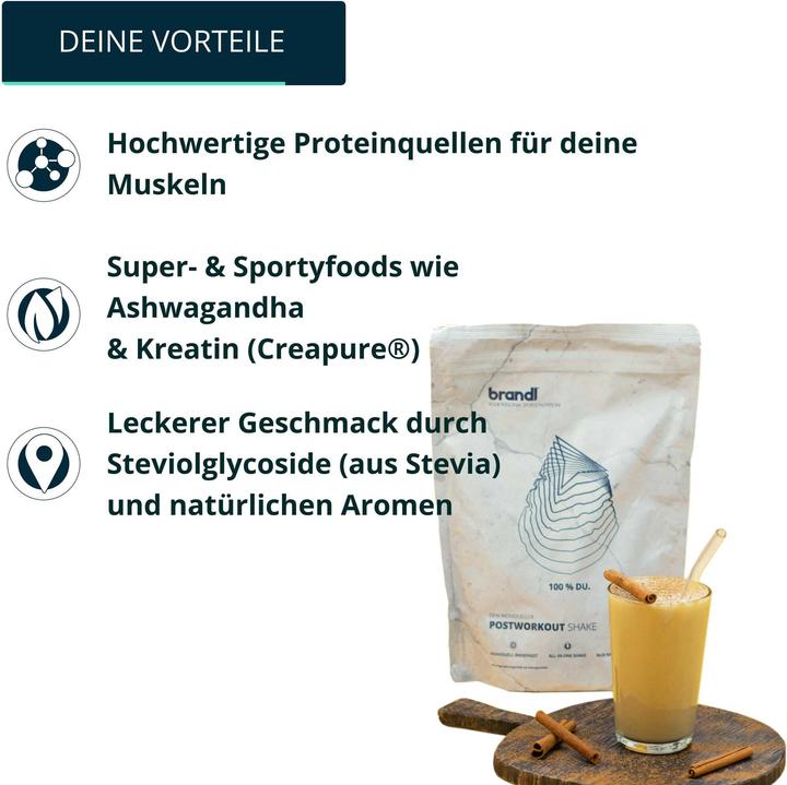 Produktbild Brandl-Nutrition Pulver Post Workout (Zimt, 1 Stk., 1000 g)