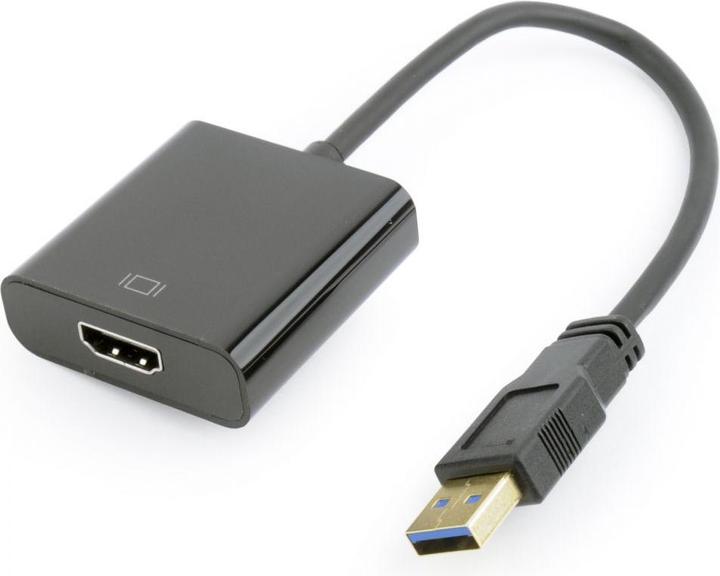 Actual product image Gembird USB — HDMI (Typ A) (USB-A, HDMI, 15 cm)