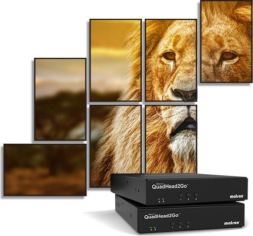 Produktbild Matrox QuadHead2Go Q155 Multi-Monitor Controller Appliance / Q2G-H4K