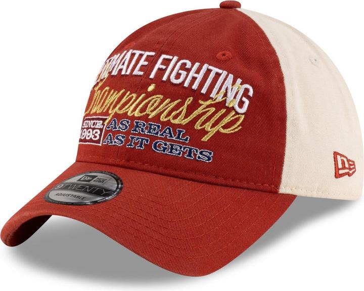 New Era 9Twenty Unisex Cap - UFC MMA stone washed rust