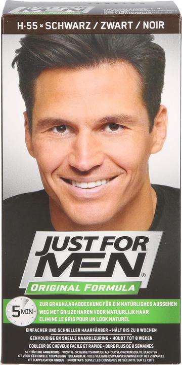 Just For Men Pflege-Tönungs-Shampoo schwarz, 60 ml Shampoo (60 ml)