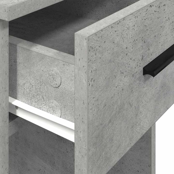 Produktbild VidaXL Computerschrank mit Schublade Betongrau 35x45x77 cm PC-Schrank (35 x 45 x 77 cm)