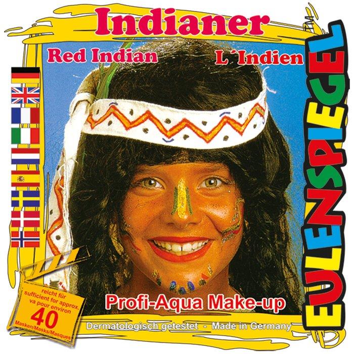 Actual product image Eulenspiegel Indian makeup set