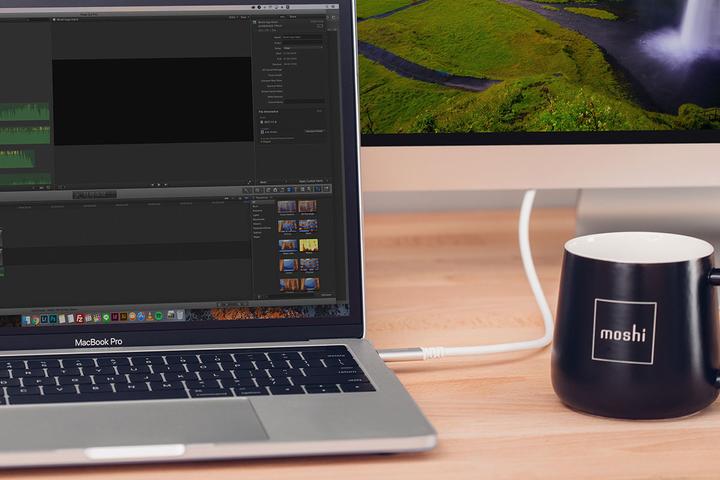 Actual product image Moshi USB Typ C — DisplayPort (USB-C, 150 cm)