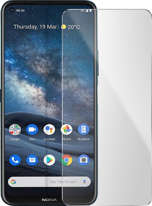 Actual product image Avizar Crystal clear film, glass screen protector (2 Piece, Nokia 8.3 5G)