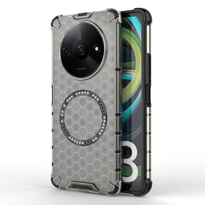 Produktbild Techsuit - HoneyComb Shield MagSafe - Xiaomi Redmi A3 / Redmi A3x - Black (Xiaomi Redmi A3)