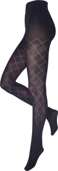 Image du produit Levee Fashion Rhomb Collant, couleur 399 noir, taille 38-40 (60 DEN, 38 - 40)