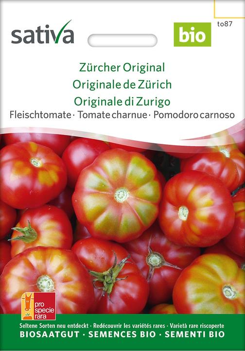 Actual product image Sativa Zürcher Original – Fleischtomate Bio (Vegetable seeds)