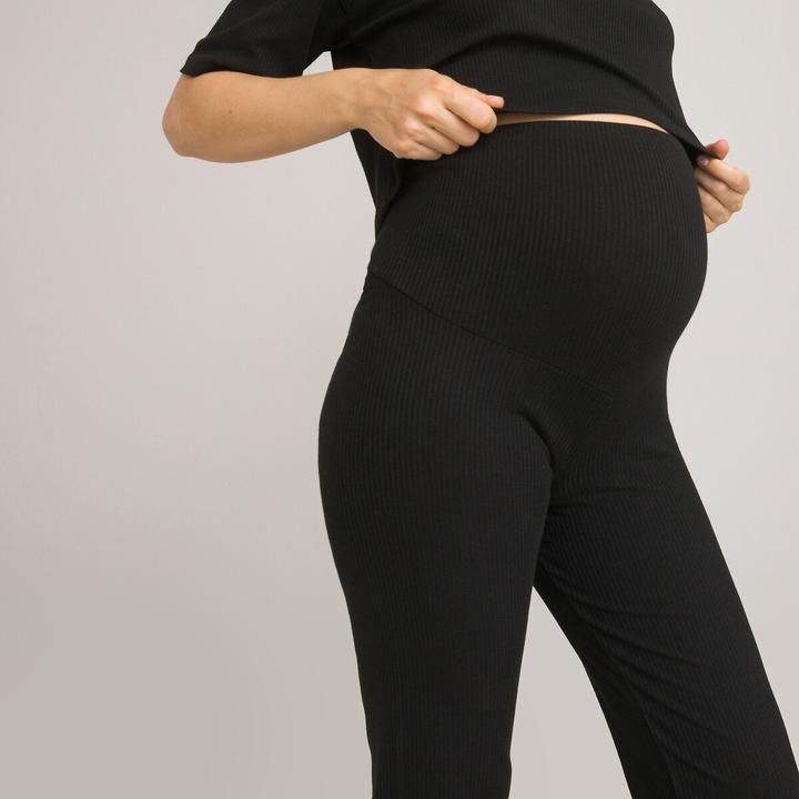 Produktbild La Redoute Collections Ausgestellte Umstands-Leggings mit hohem Stretch-Bund (XL)