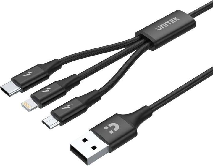 Actual product image Unitek 3 in 1 Multi-Ladekabel (1.20 m, USB 2.0)