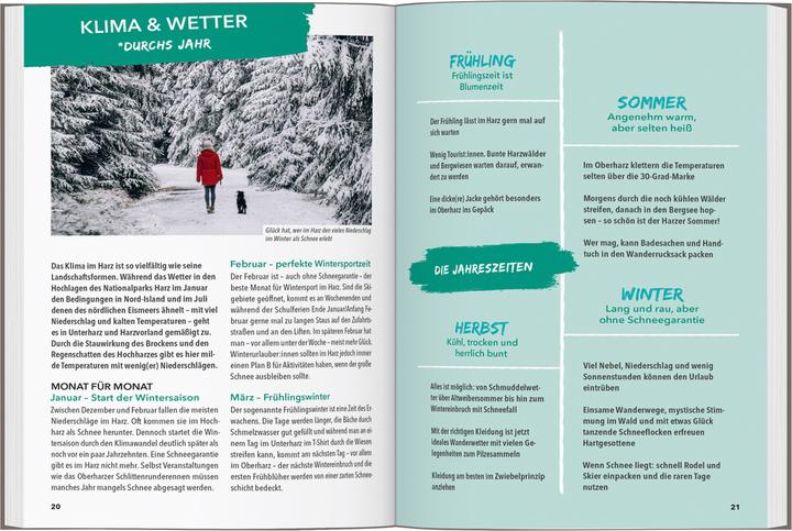 Actual product image OUTDOOR GUIDE Reiseführer Harz (German, Jana Zieseniss, 2025)