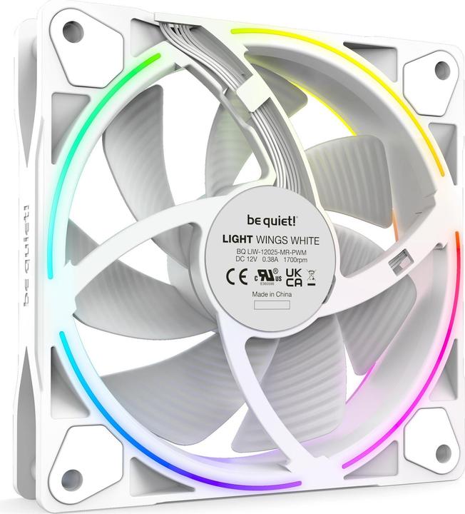 Productafbeelding be quiet! Light Wings PWM 3er wh 120mm BL100 (120 mm, 3 x)