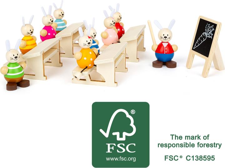 Produktbild small foot Hasenschule Spielset