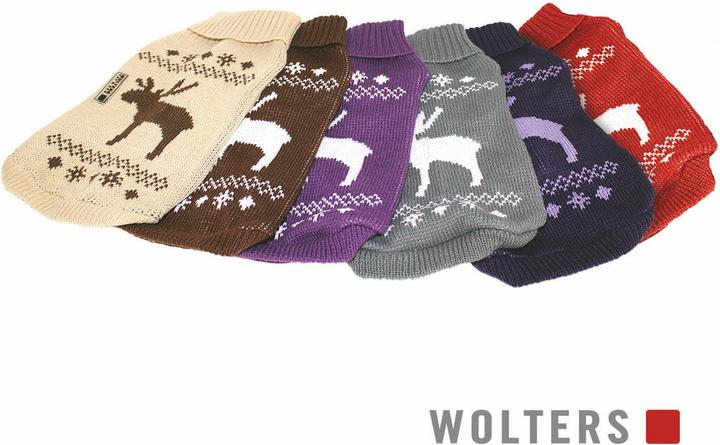 Image du produit Wolters Pull tricoté élan pour chien- (Pull-over pour chien)