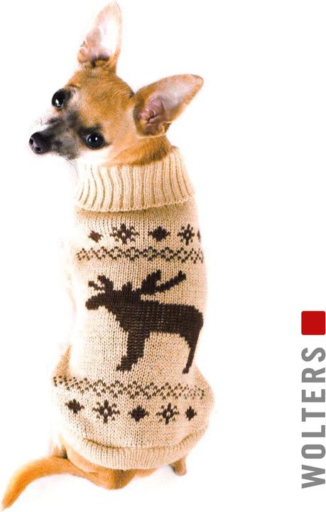 Image du produit Wolters Pull tricoté élan pour chien- (Pull-over pour chien)