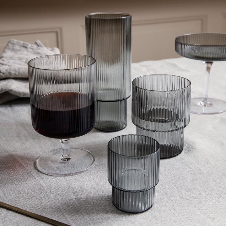 Produktbild Ferm Living Ripple (27 cl, 2 Gläser, Rotweingläser, Weissweingläser)