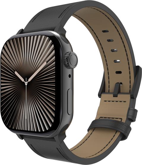 Immagine prodotto Just in Case Leder-Armband Timeless Leather Black (Vera pelle)
