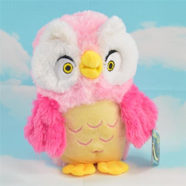 Kögler Labertier Chouette, XXL avec bec mobile, "Nina" rose, 26x20cm Labertier (26 cm)