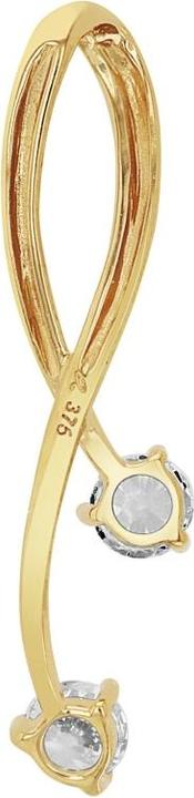 Image du produit Amor Pendentif pour femme, or 375, zirconium synth. (Or 375, 9 ct)