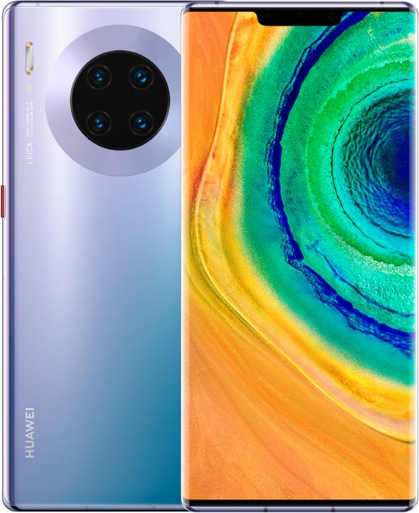 Huawei Mate 30 Pro (256 GB, Silver, 6.53", Dual SIM, 40 Mpx, 4G)