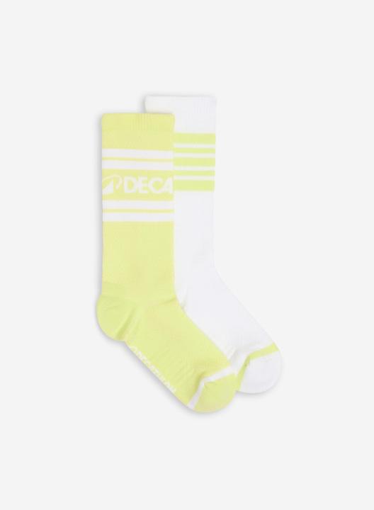 Decathlon Socken Mid 2er-Pack - gelb/weiss