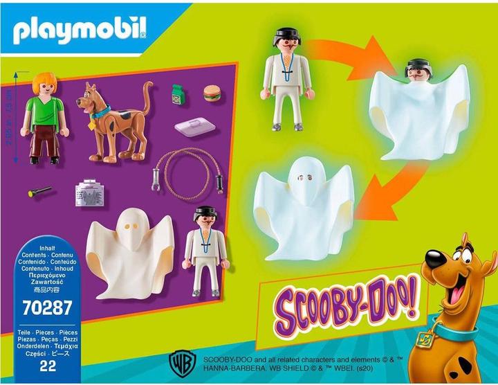Immagine prodotto Playmobil Scooby e Shaggy con fantasma (70287, Playmobil Scooby-Doo)