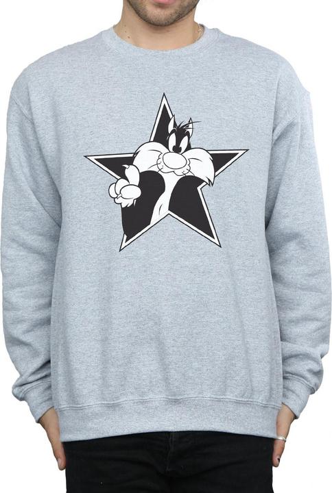 Produktbild Looney Tunes Sylvester Mono Star Sweatshirt (XXL)
