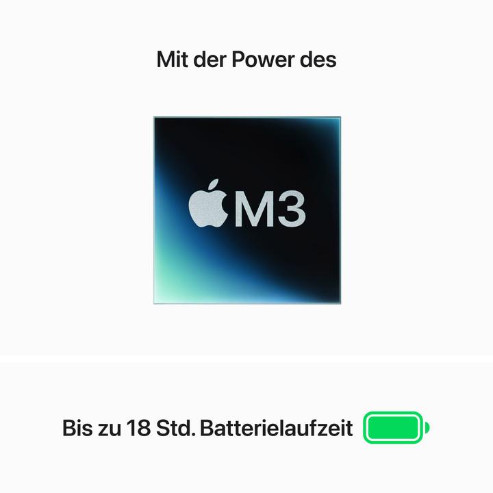 Produktbild Apple MacBook Air – 2024 (13.60", M3, 16 GB, 512 GB, DE)