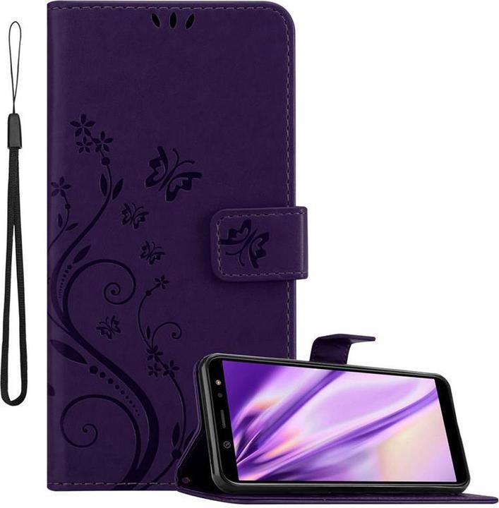 Image du produit Cadorabo Pochette Flower Book (Samsung Galaxy J6 (2018))