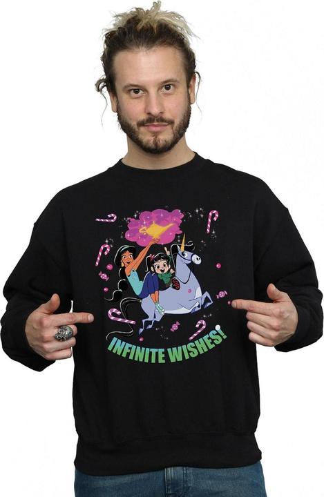 Immagine prodotto Disney Wreck It Ralph Jasmine And Vanellope Felpa Uomo (XXL)