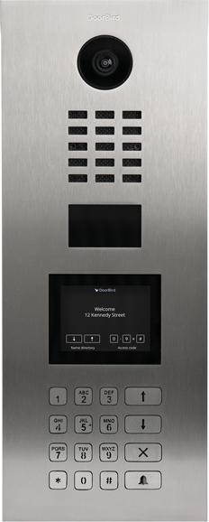 Image du produit Doorbird D21DKH Portier Vidéo IP LAN Unité extérieure en acier inoxydable V4A (brossé) (Ethernet)