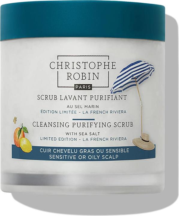 Image du produit Christophe Robin Scrub Lavant Purifiant au Sel Marin Édition Limitée – La French Riviera (250 ml)