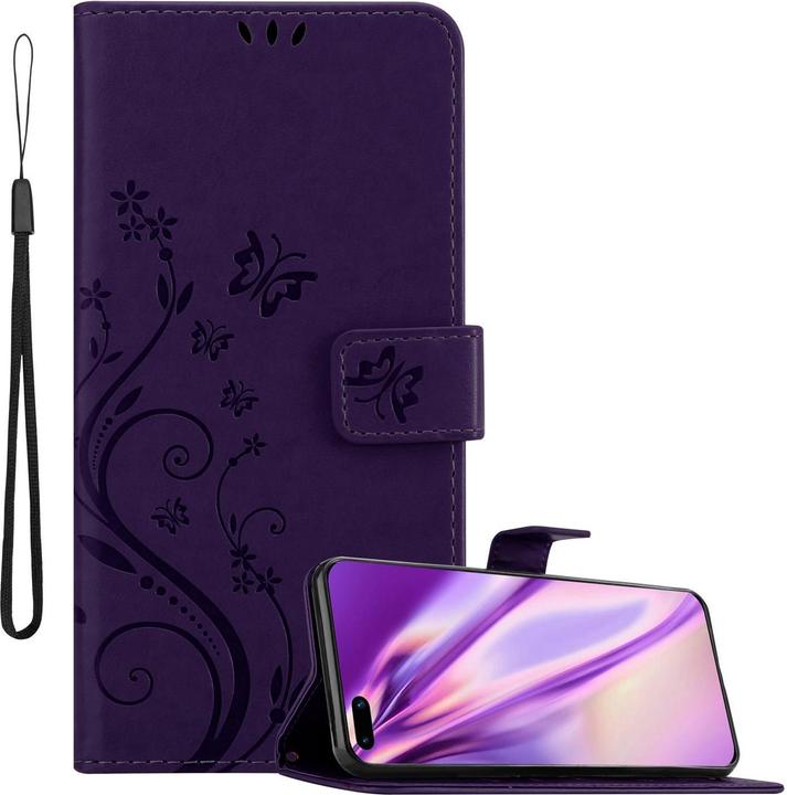 Actual product image Cadorabo Flower Book Cover (Huawei P40 Pro)