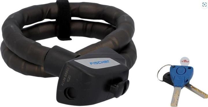 Produktbild Fischer Gliederschloss 85861 Schwarz S (90 cm)