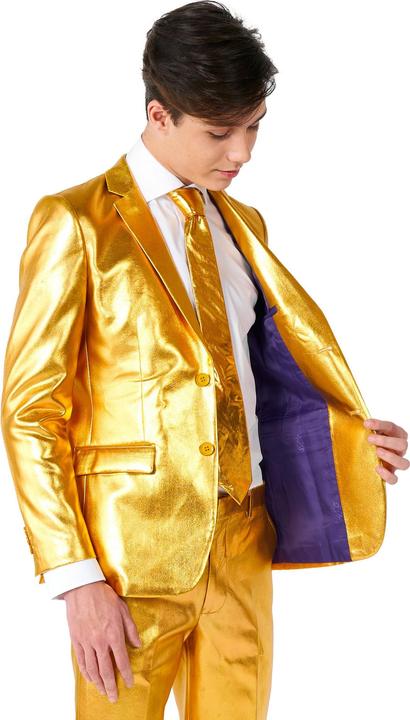 Produktbild OppoSuits Teen Groovy Gold Anzug für Jugendliche (158)