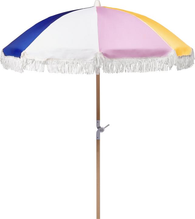 Actual product image Beliani Parasol ⌀ 150 cm colourful with valance MONDELLO (1.50 m)