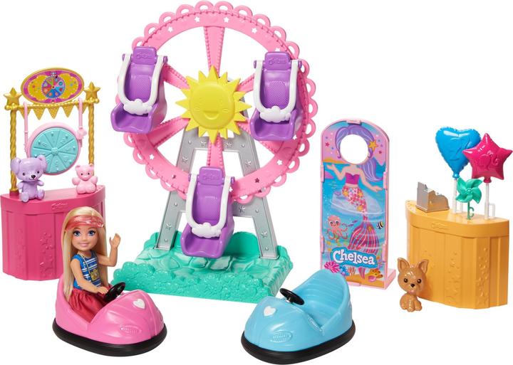 Produktbild Barbie Chelsea Puppe und Jahrmarkt Spielset