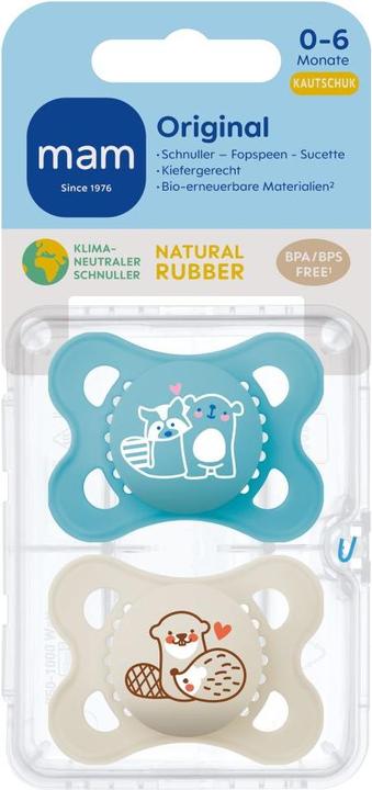 Actual product image MAM Original Pure Latex 0-6 boy (2 x, from 6 m.)