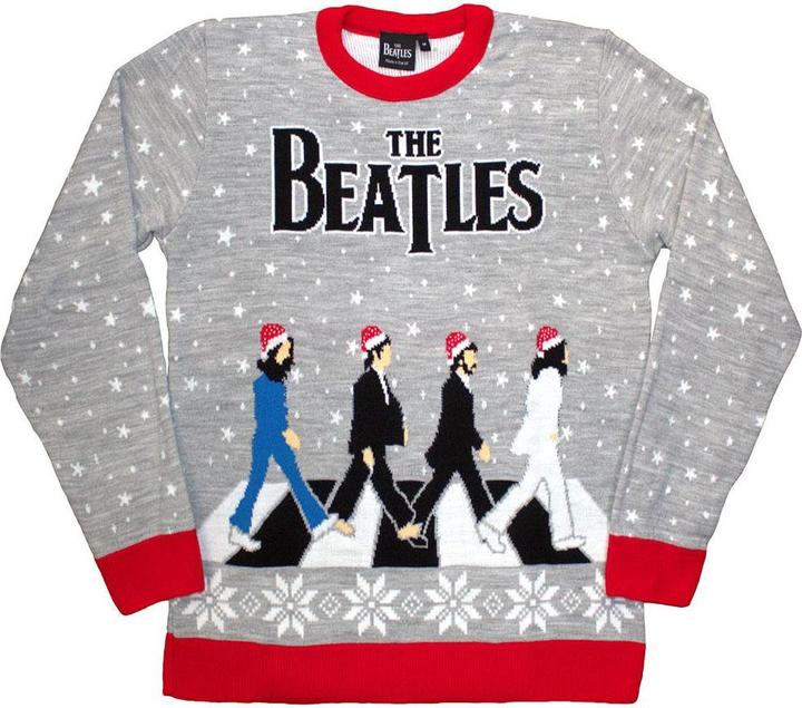 The Beatles Drop T Sweatshirt weihnachtliches Design