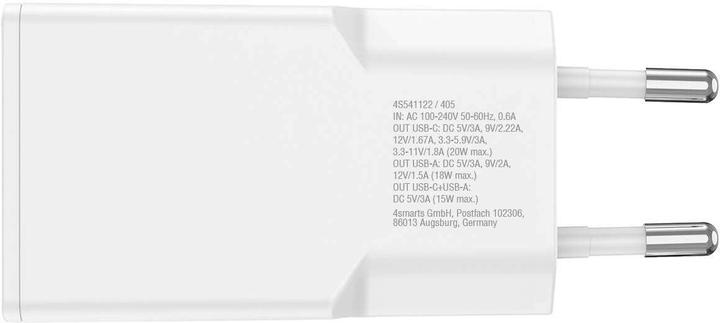 Actual product image 4smarts Power charger PDPlug Slim Duos 30W GaN 1C+1A (30 W)