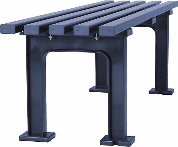 Produktbild Blome Sitzbank ohne Rückenlehne, mit 5 Leisten, Länge 1500 mm, blau