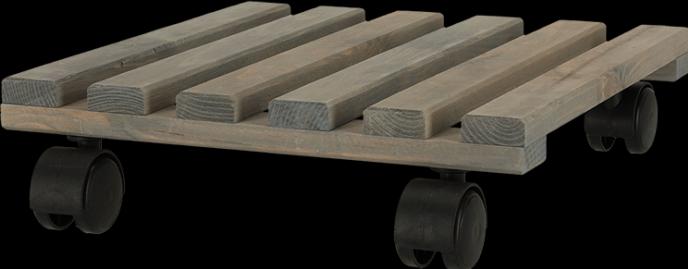 Produktbild Esschert Design Rolleruntersetzer Quadratisch L