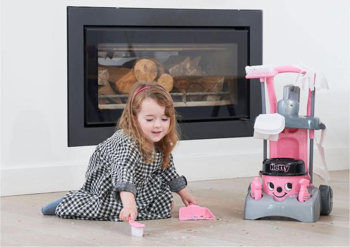 Actual product image Casdon Hetty Deluxe cleaning trolley playset