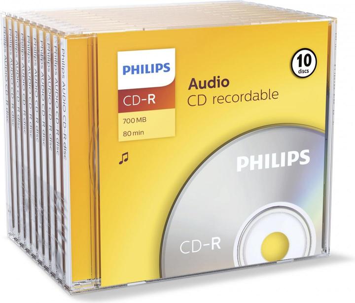 Image du produit Philips CD-R (10 x)