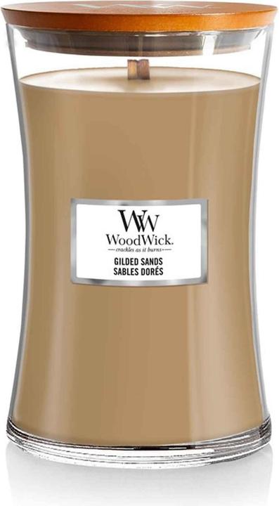 Actual product image WoodWick Gilded Sands Large Jar scented candle